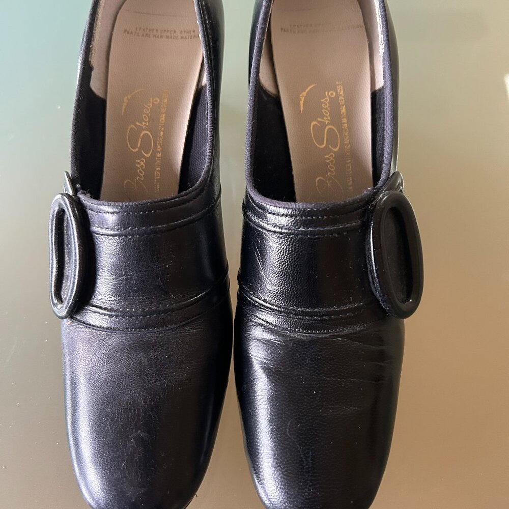 Red Cross Shoes - Derby - Black Heels - 6AAAA